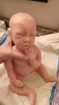 Blank Full Body Silicone Doll Baby Girl 17