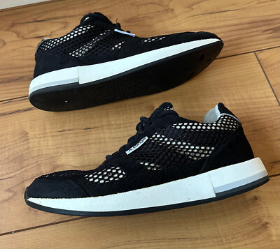 100%ORIG LUNGE a-Moll 10.5 SNEAKER SCHUHE SCHWARZ GR.41 26,5cm GEBRAUCHT
