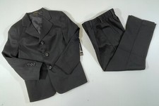 George Boy s Black Pinstripe Jacket Pant Suit Size 7