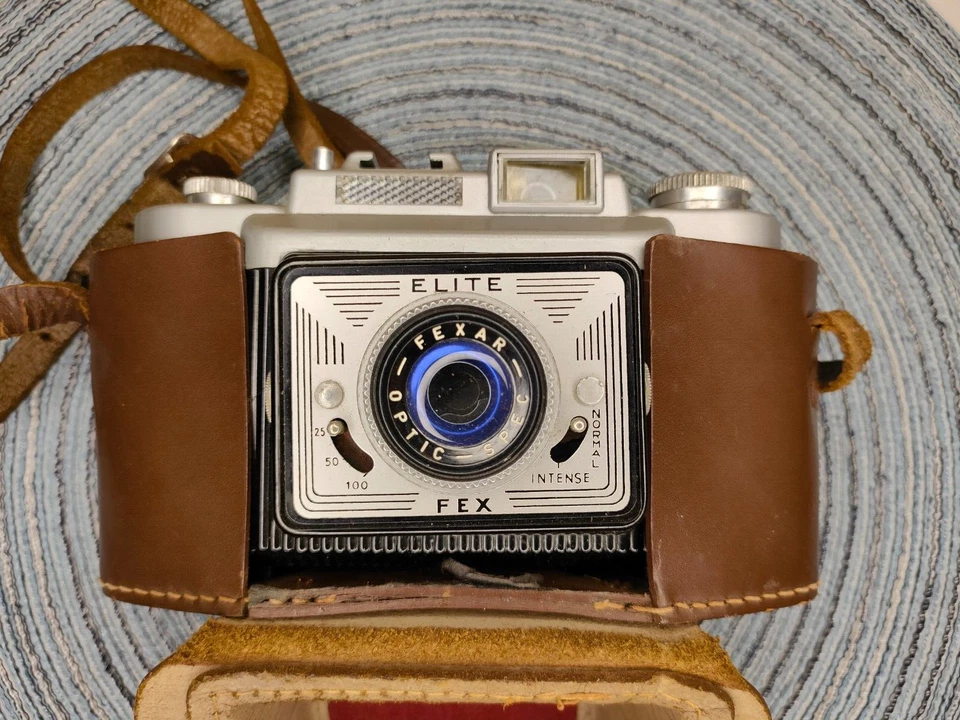 Ancien appareil photo ELITE FEX fexar optic-spec dans son étui - Photo 2/4