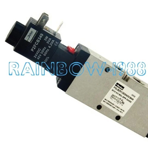 1PC FOR P2LBZ512ESNDCB49 DC24V 2-Position 5-Way Single Solenoid Valve #W3
