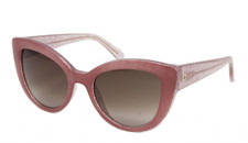 Kate Spade Sunglasses Women's Light Pink Glitter Cat Eye Plastic 51mm LabrendaOS