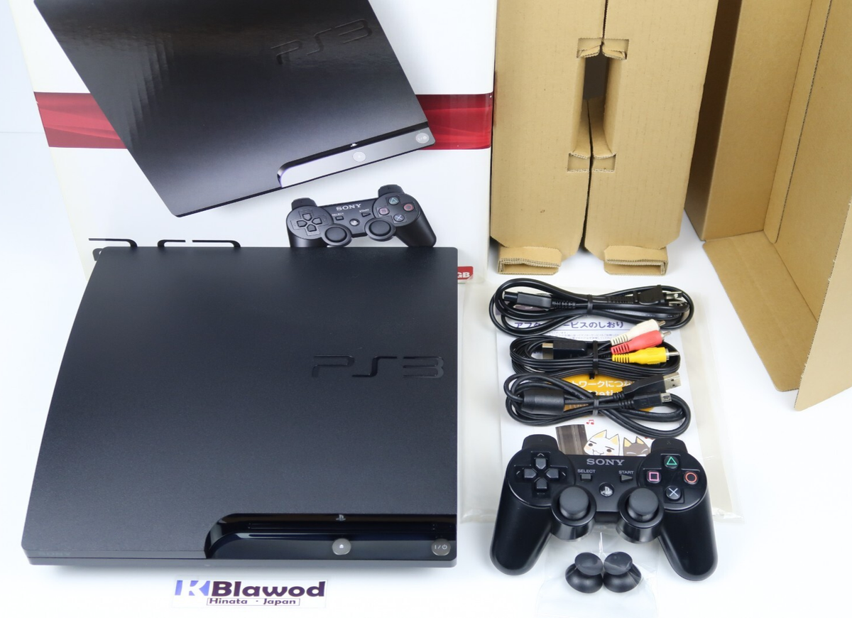 Sony PlayStation 3 PS3 CECH 2000A Charcoal Black Console 120GB Box 