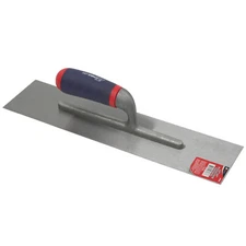 16" x 4" Concrete Finishing Trowel High Carbon Steel w/ Soft Handle