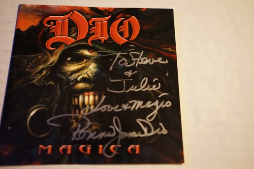 Dio Magica CD handsigniert von Ronnie James Dio 2000 fast neuwertig - Bild 6 von 6
