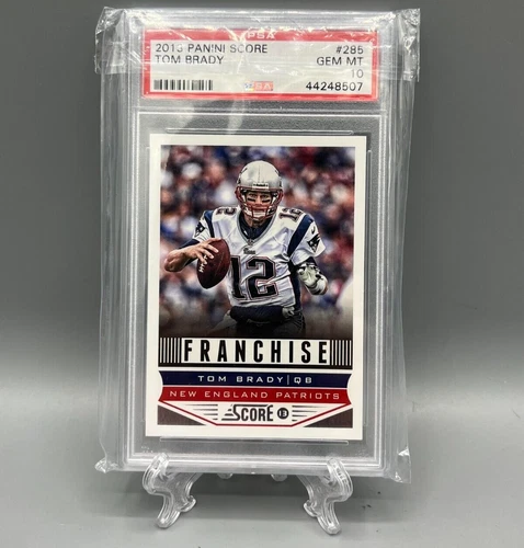 2013 Panini Score TOM BRADY Franchise New England Patriots PSA 10 MINT