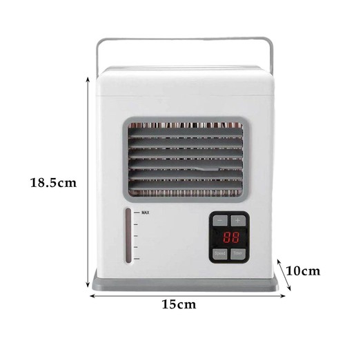 Portable Air Conditioner Mini Air Cooler Air Conditioning Fan for Car Office - Picture 6 of 7