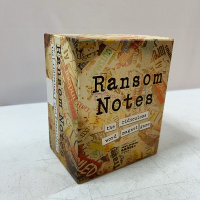 Ransom Notes The Ridiculous Word Magnet Party Game Fun For Friends & Family 17+