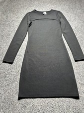 Divided H&M Women’s Black Keyhole Neck Sheath  Dress, Size 2