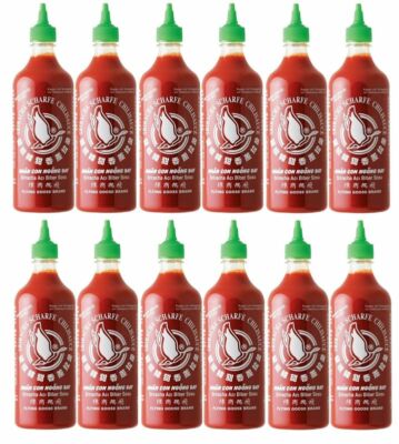 [ 12x 730ml ]  Sriracha Scharfe Chilisauce HOT Chilli Sauce KV