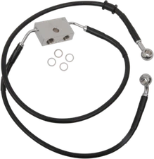 Drag Specialties Extended Stainless Steel Front Brake Line Kit 1741-5295