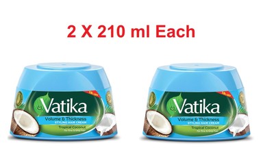 Vatika Volume &Thickness Styling Hair Cream Tropical Coconut For Fine& Limp Hair