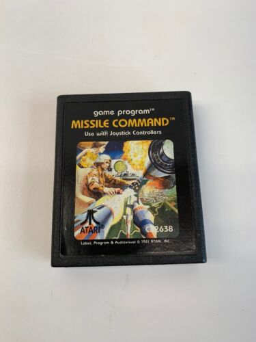 Missile Command (Atari 2600, 1981) Missle - Cart Only Great Shape! - Picture 1 of 5