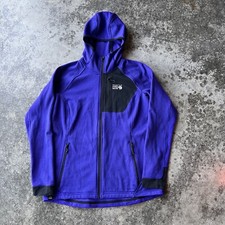 Mountain Hardware Zip Up Thermal Hooded Sweatshirt Womens Size Medium Purple