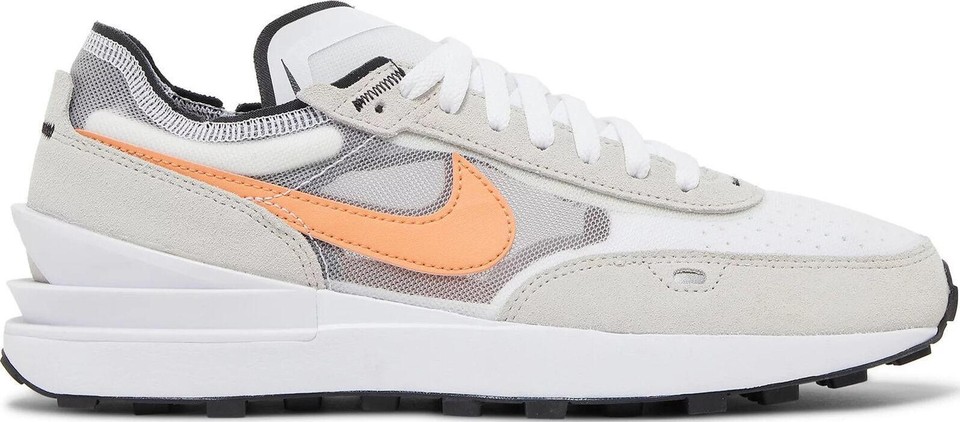 Nike Mens Waffle One Running Shoes White Orange Trail Lightweight Bone 10‎ Waffle One  main image 3