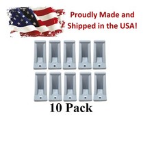 Light Grey Plastic Roof Mini Snow Ice Guard - 10 Pack Prevent Sliding Snow