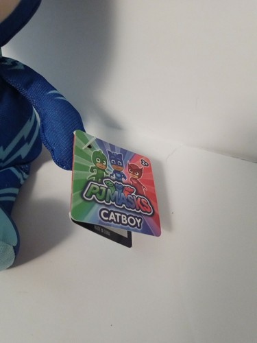 New PJ Masks Catboy Plush Doll 8" NWT Blue Cartoon Character Children boy girl - Picture 4 of 8
