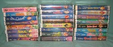 NEW SEALED❤️COMPLETE SET_25 DISNEY BLACK DIAMOND VHS_LITTLE MERMAID_CINDERELLA++