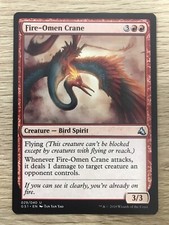 Fire-Omen Crane MTG Magic the Gathering Card NM Near Mint Global Series GS1