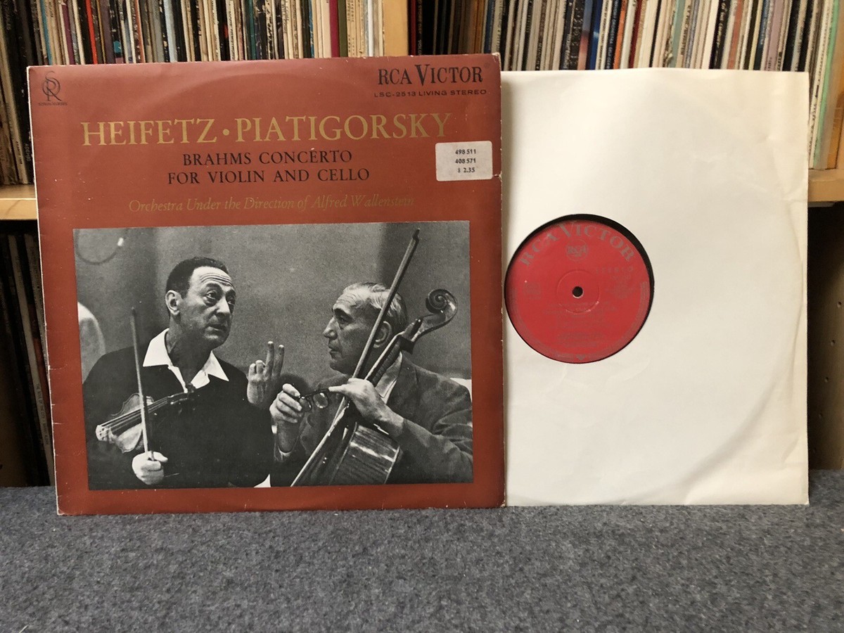 Jascha Heifetz & Piatigorsky Brahms Double Concerto RCA Victor LSC