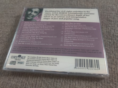 The Best Of Lena Horne CD Chestnut Music Import NEW - Picture 2 of 2