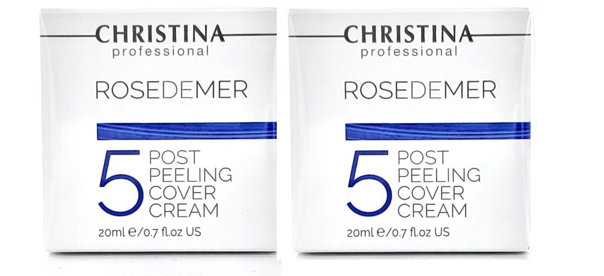Pack of 2 Christina Rose De Mer Post Peeling Cover Cream 20ml 0.7