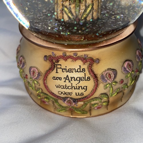 Gli Amici Sono Angeli MUSICALE GLOBO NEVE 2019 Ha Difetto Vedi Foto Descrizione - Foto 8 di 8