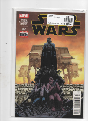 Marvel Comics Star Wars #2 2015 NM  To NM+ Never Taken Out Of Sleeve