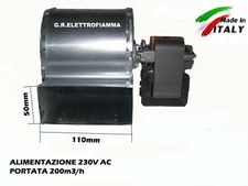 VENTOLA CENTRIFUGA PER STUFE A PELLET E CAMINO 50X110 - DX SICALOR COPREL DDL 76