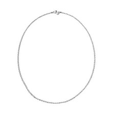 Ice City Rope Chain Necklace 24 - Silver Classic Style