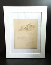 Dessin de Francisque Poulbot daté du 16 mai 1913 "les dernières cartouches" Mont