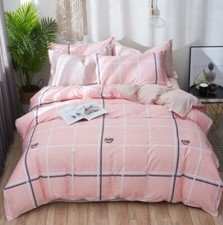 3D Pink Square ZHUB2089 Bed Pillowcases Quilt Duvet Cover Queen King Zoe
