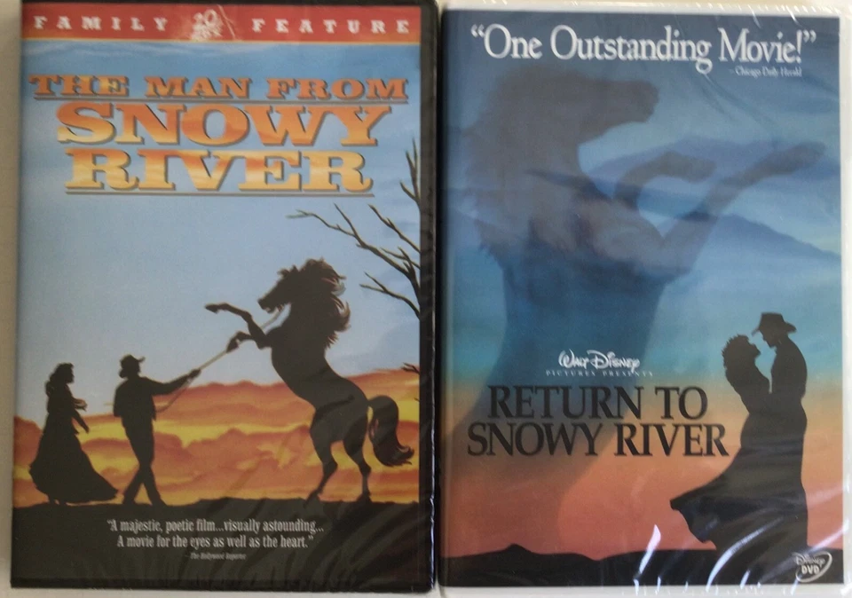 The Man From Snowy River / Return to Snowy River DVD Brand New Collection 2 DVD Foto 2 de 4