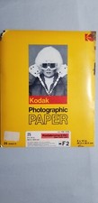 KODAK F2 Kodabrome II RC N Black White 8x10 Photographic Pictur Paper - 25 Sheet
