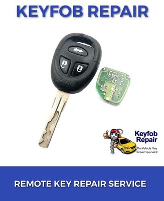 Reparaturservice für Saab Aero 3 Tasten Auto Schlüsselanhänger Reparatur neue Batterie