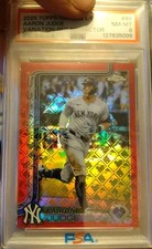 2025 Topps Chrome L/E Aaron Judge Variation Red Refractor