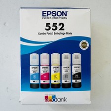 Epson 552 EcoTank Ink Combo Pack 5 Bottles T552920-S