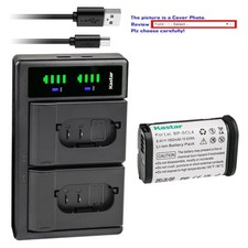 Kastar Battery LTD2 USB Charger for Leica BP-SCL6 19531 Typ 19 531 Battery