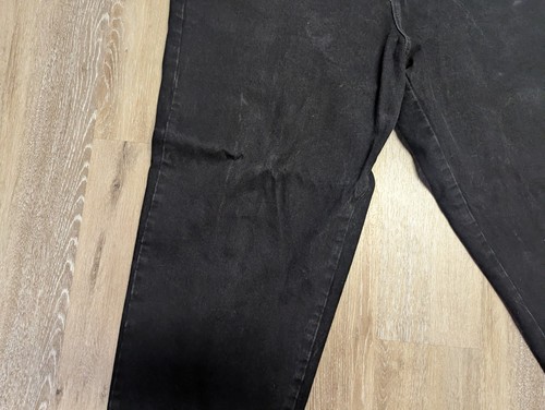 Jeans Boss Vintage Para Hombre Talla 42M Negro Denim Suelto Y2k Pierna Ancha Patinador - Imagen 12 de 24
