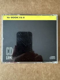 Ys Book I & II 1 2 TurboGrafx CD Version w/ Case & Manual - No Map - Works