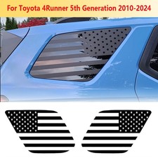 Rear Window Stickers Trim For Toyota 4Runner 10-2024 American US Flag Pattern