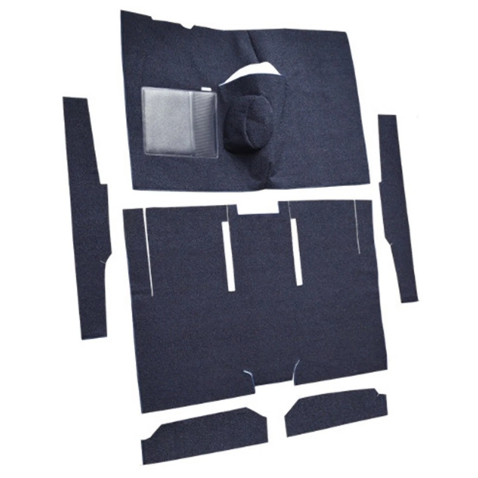 Alfombra para 60-65 Mercury Comet 2 puertas sedán 4 velocidades asiento con canastilla 6 cilindros corte y cosido Foto 2 de 4