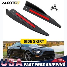Fits Ford Mustang Roush 2015-2025 Side Skirt Rocker Panel Rear Winglet Splitter