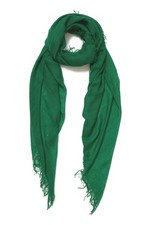 NEW Chan Luu Cashmere  Silk Scarf Wrap Solid EMERALD GREEN BRH-SC-140