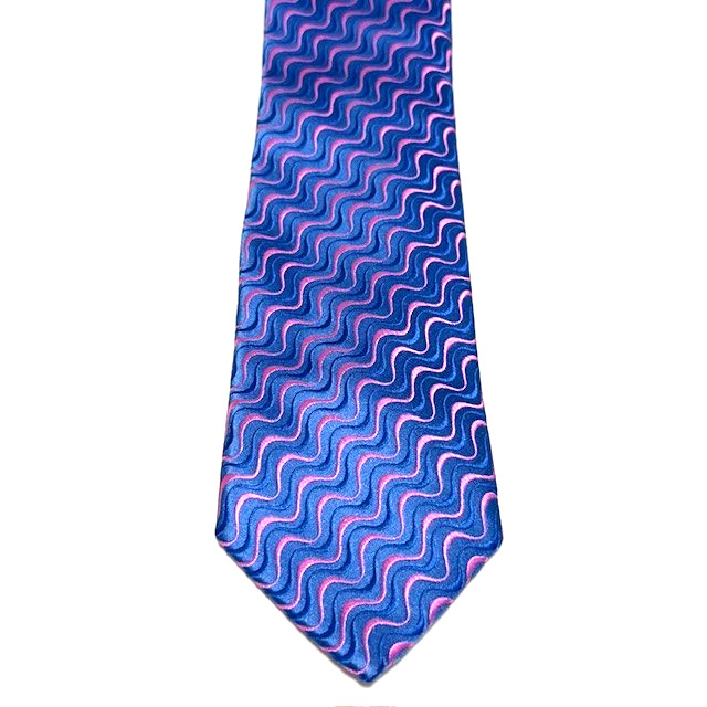 Robert Talbott Tie Wave Iridescent Geometric Luxu… - image 8