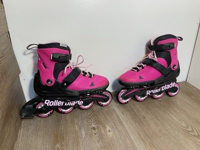 Rollerblade MICROBLADE G Inline Skates Pink Girls Adjustable US 5-8