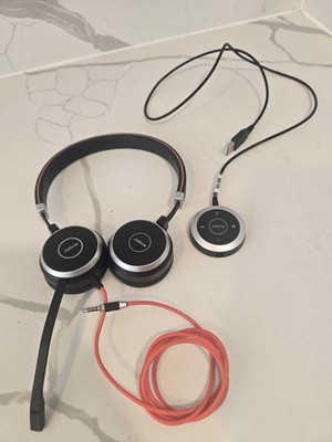 Jabra Evolve 40 Stereo USB Headset HSC017 6399-823-109 w/ ENC010