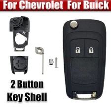 2Button Replacement Car Key Shell Cover For Chevrolet Camaro SS Malibu For Buick