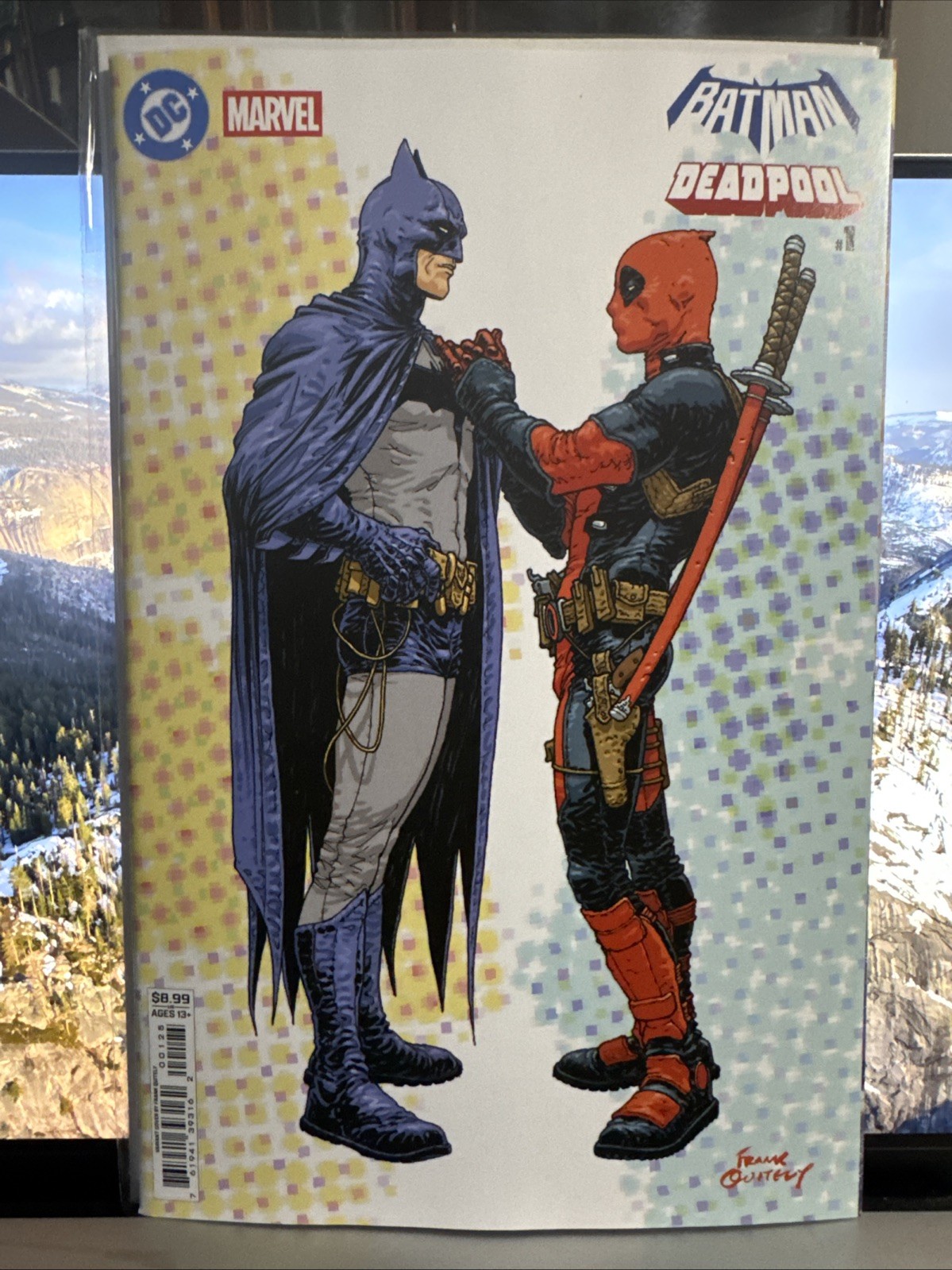BATMAN DEADPOOL #1 NM FRANK QUIETLY VARIANT NM DC MARVEL CROSSOVER 2025