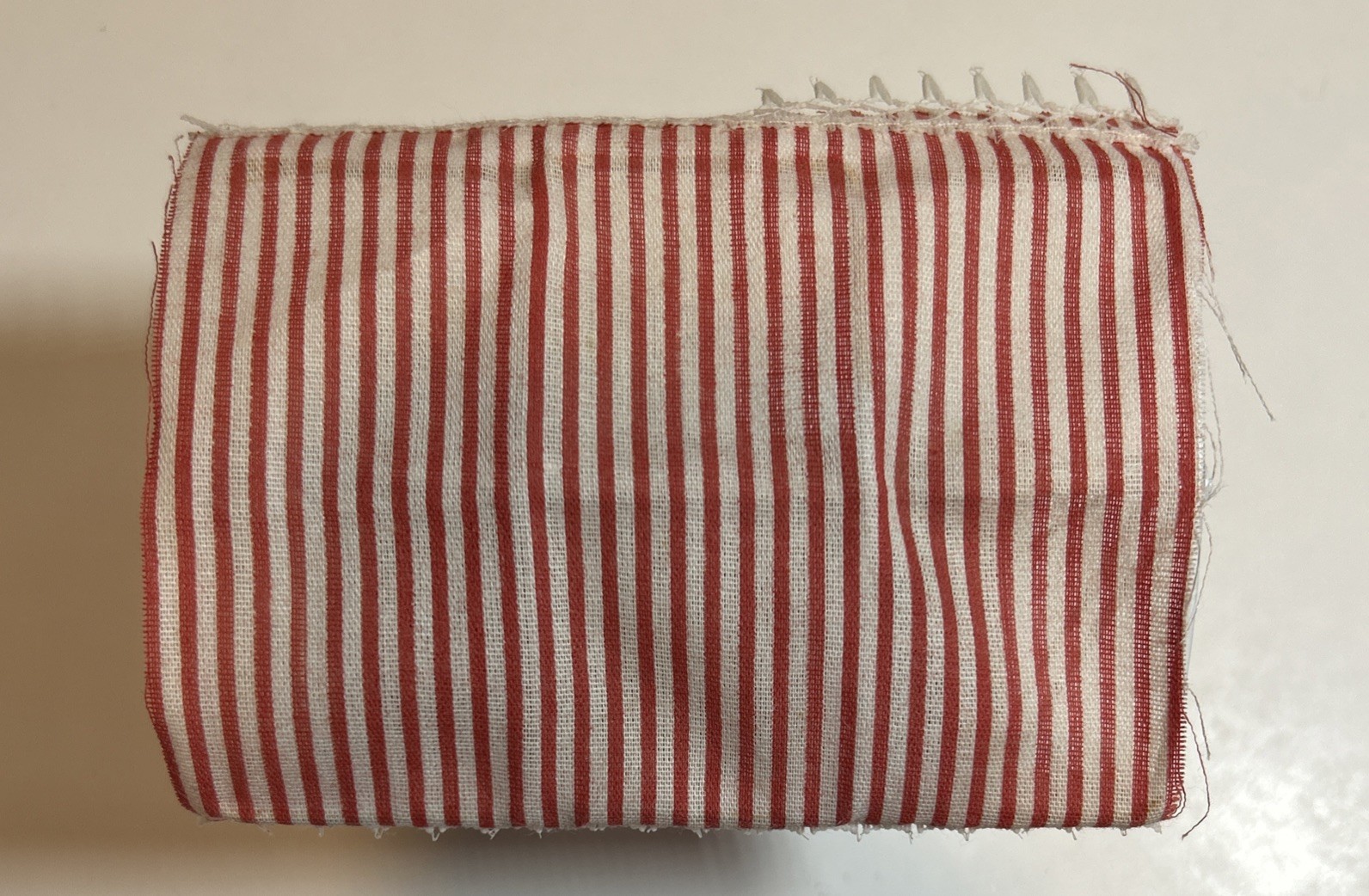 Dollhouse Patio Set Striped Swing Canopy Chair White Metal Mid Century & Table